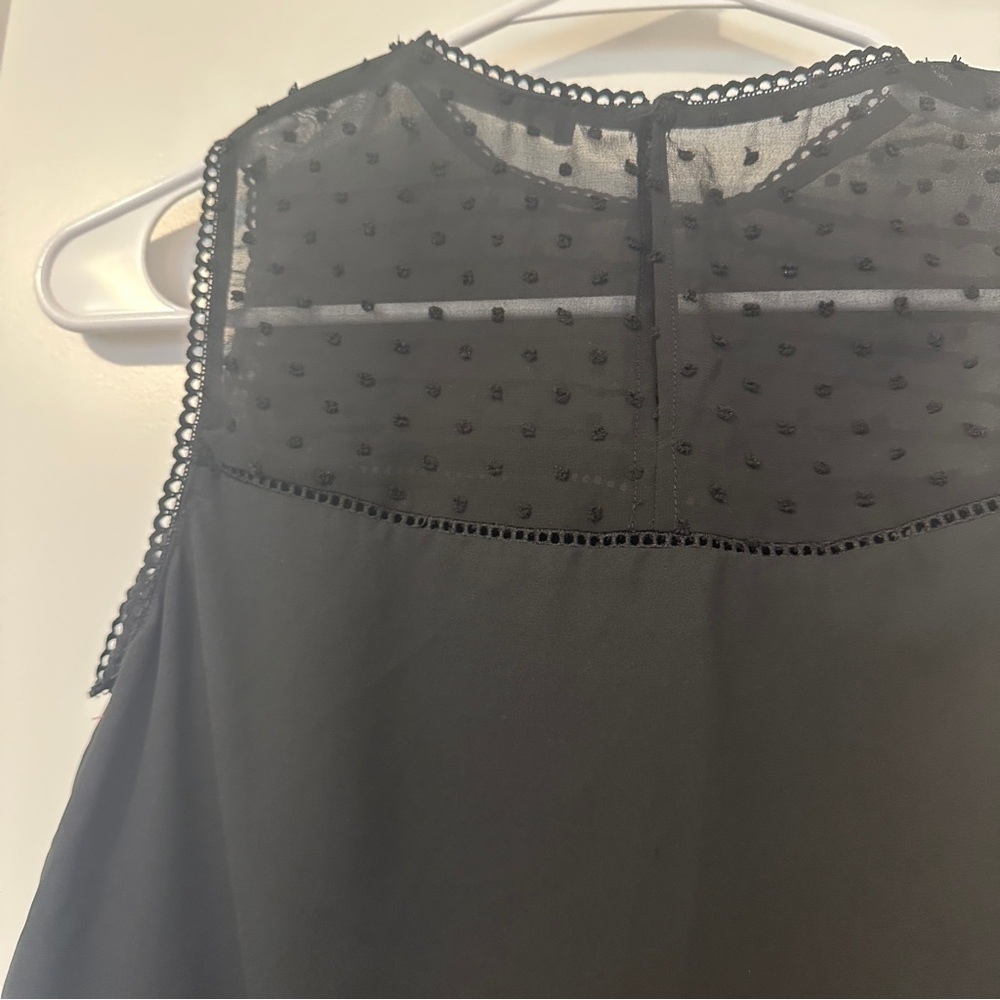 Zara Basic Black Sleeveless Blouse Size XS Extra Small Women’s - Picture 7 of 9